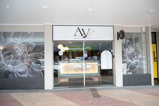 Exterior entrance of AV Beauty Spa