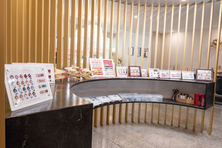 Nail colour display at AV Beauty Spa